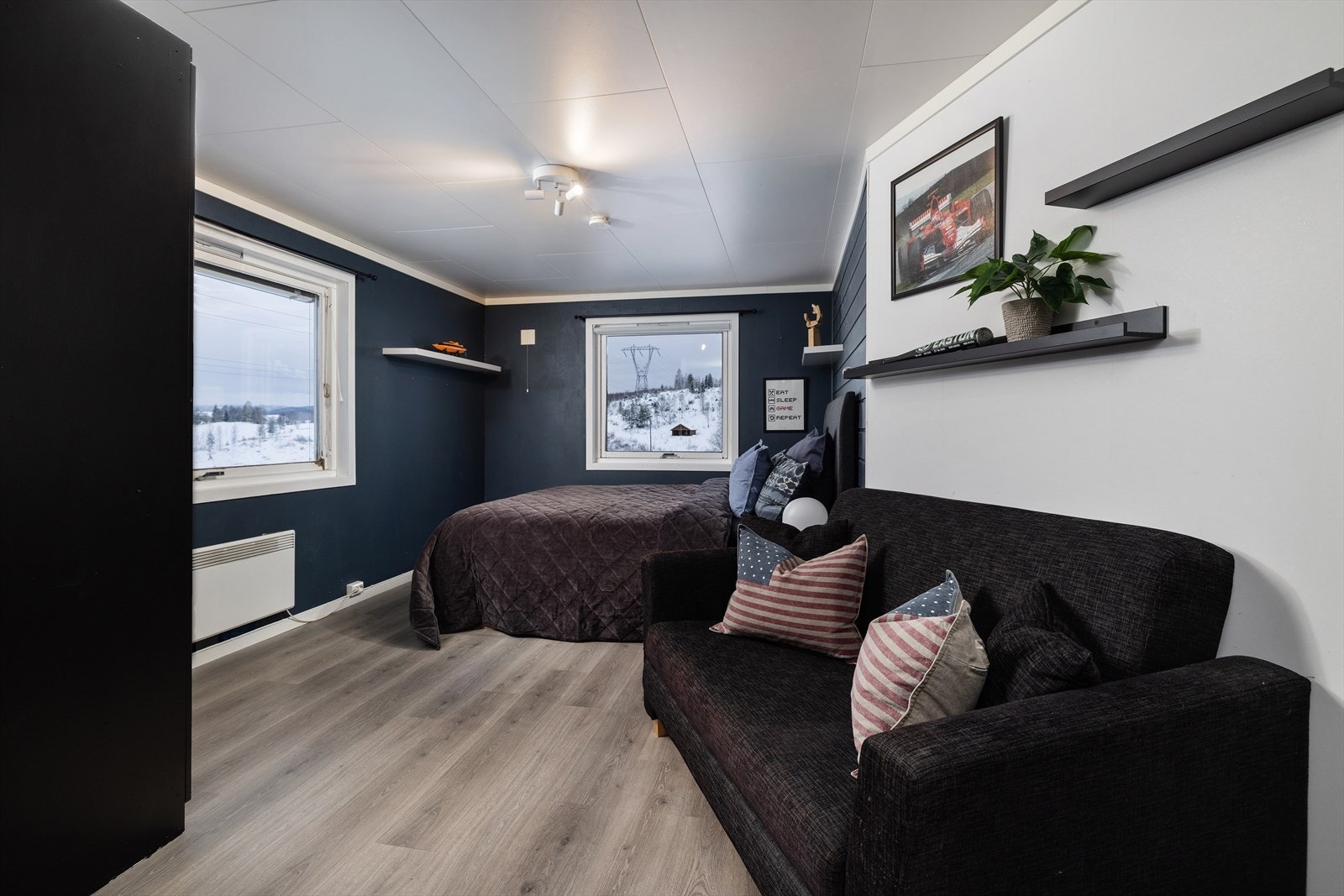 Et ideelt barnerom eller gjesterom. Galleribilde