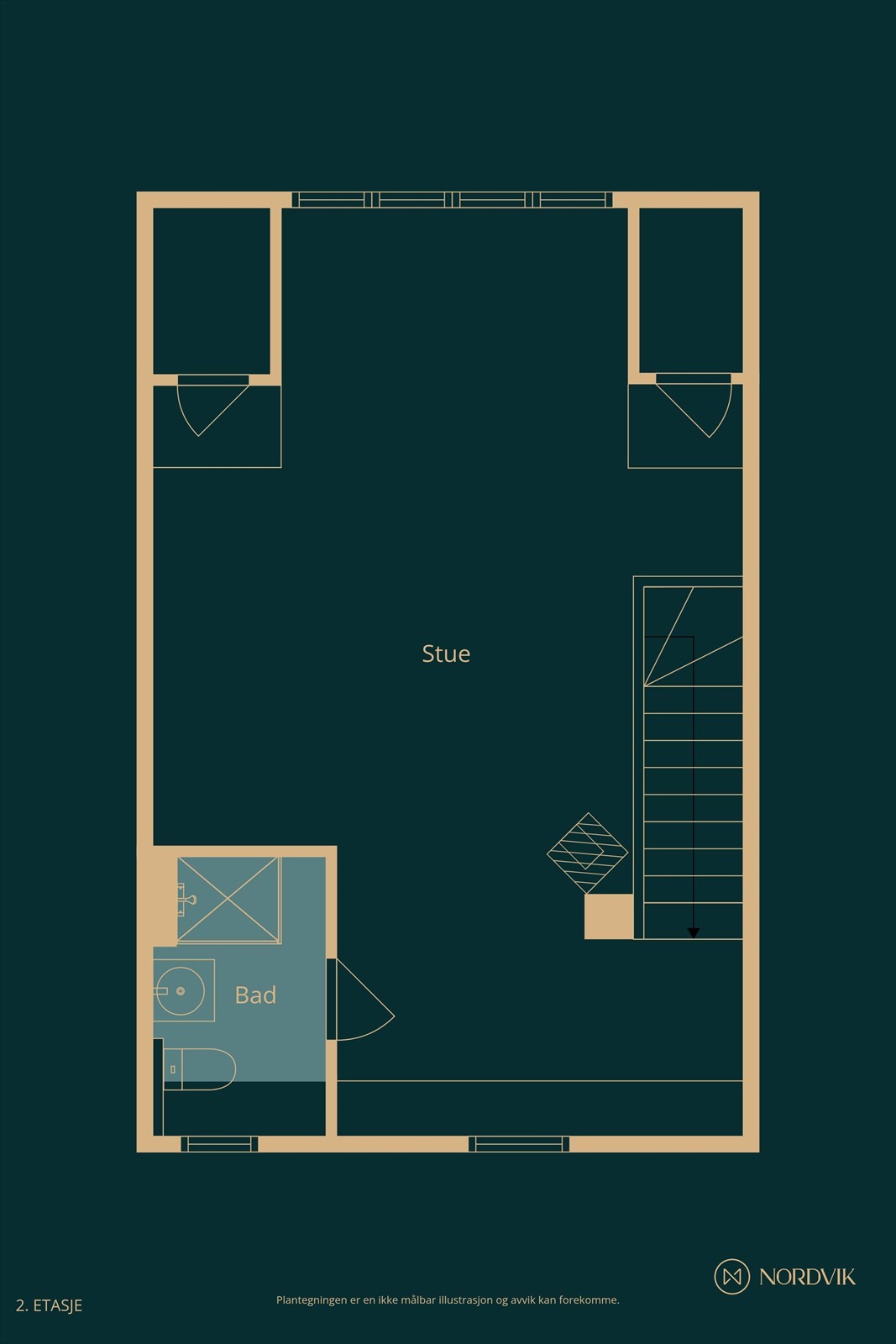 Plantegning Galleribilde