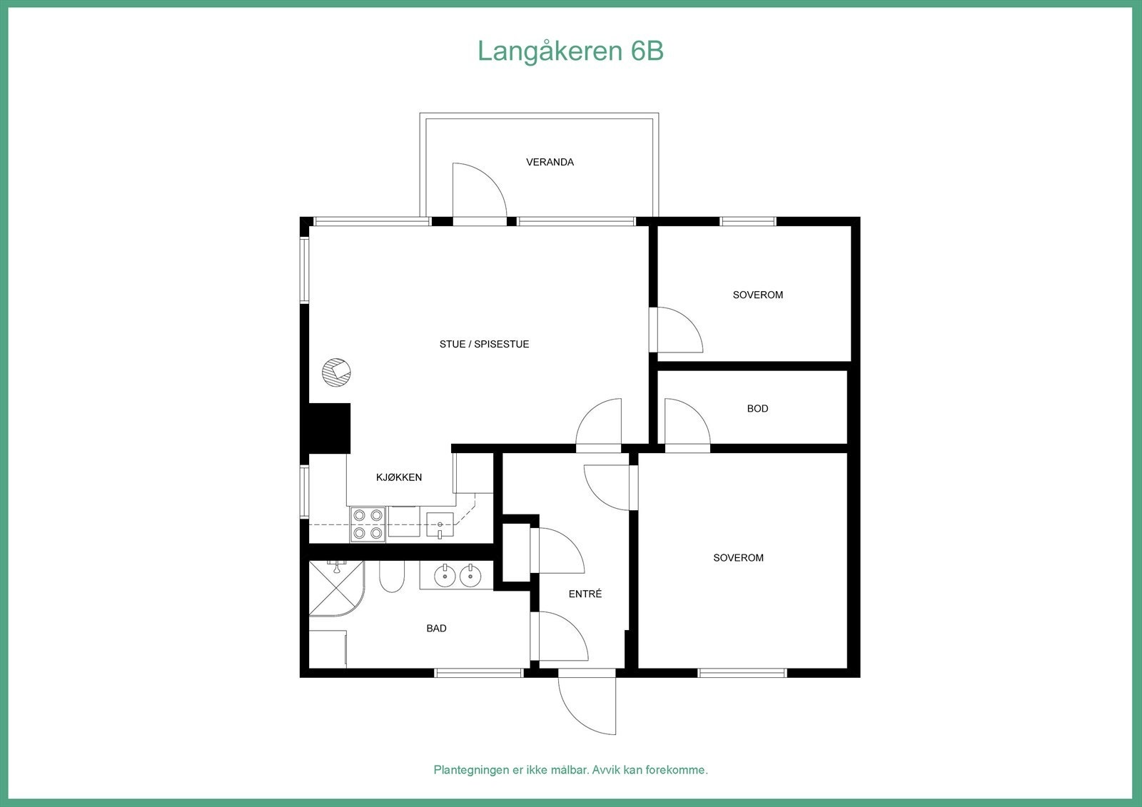 Plantegning Galleribilde