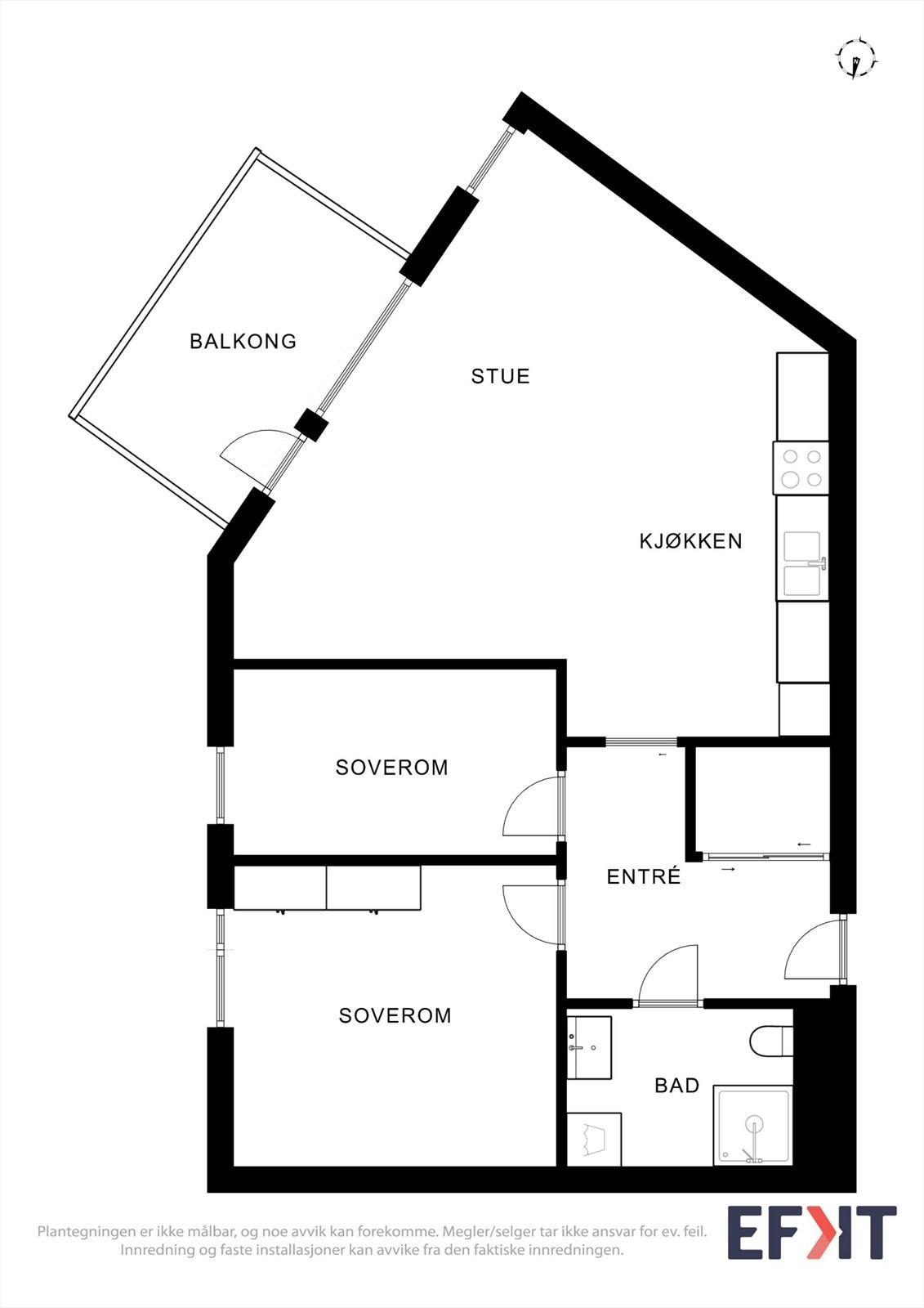 Plantegning Galleribilde