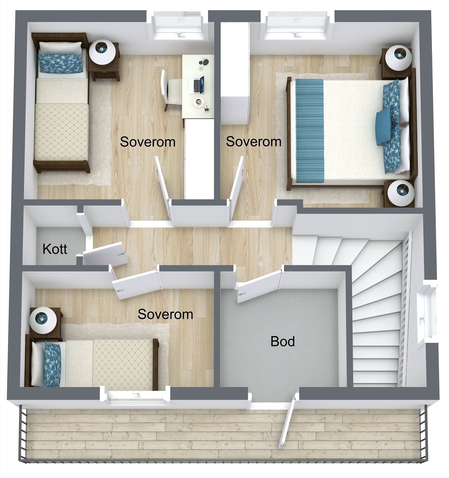 3D - 2. Etasje Galleribilde
