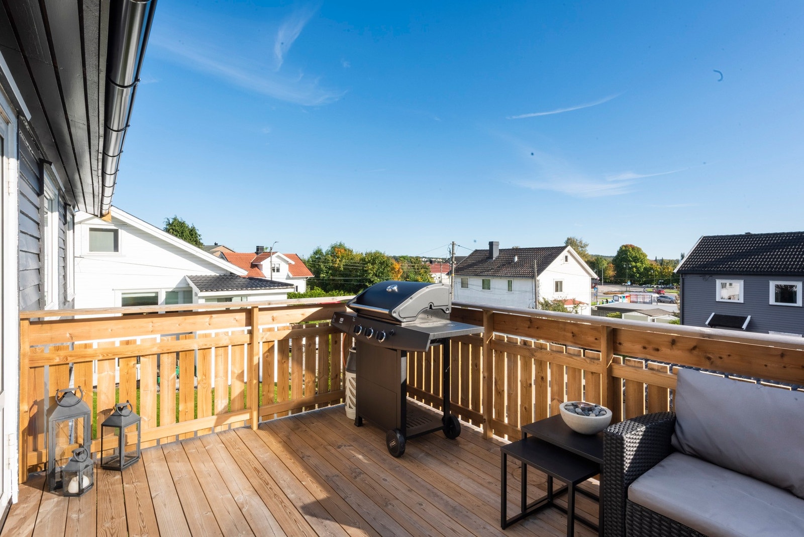 Leiligheten ligger i andre etasje og har en sørøstvendt veranda på ca. 11 kvm. Galleribilde