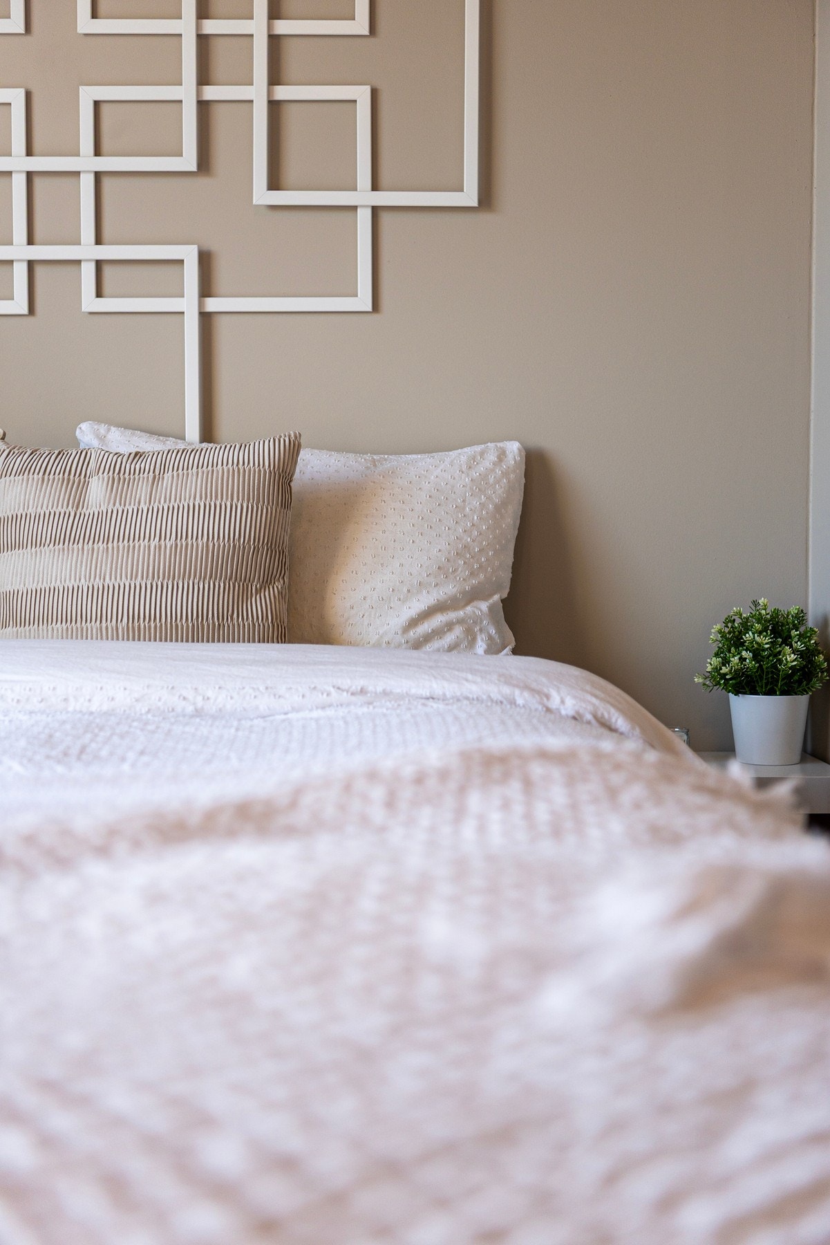 Det er tre soverom i leiligheten. Galleribilde