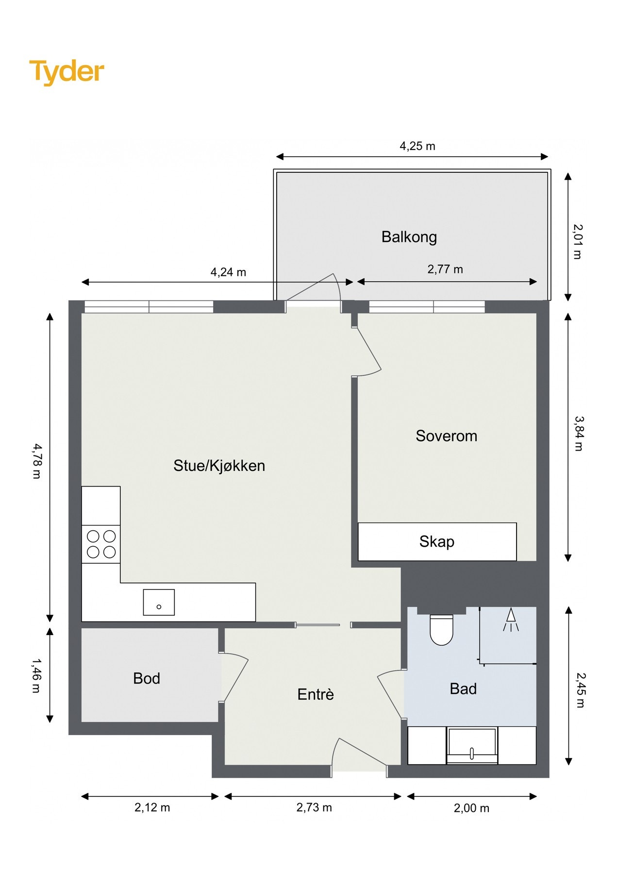 Plantegning. Galleribilde