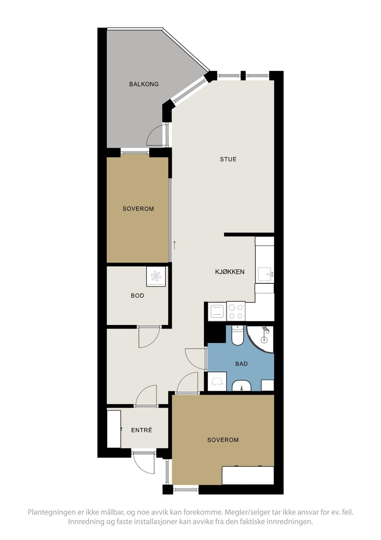 Plantegning. Galleribilde