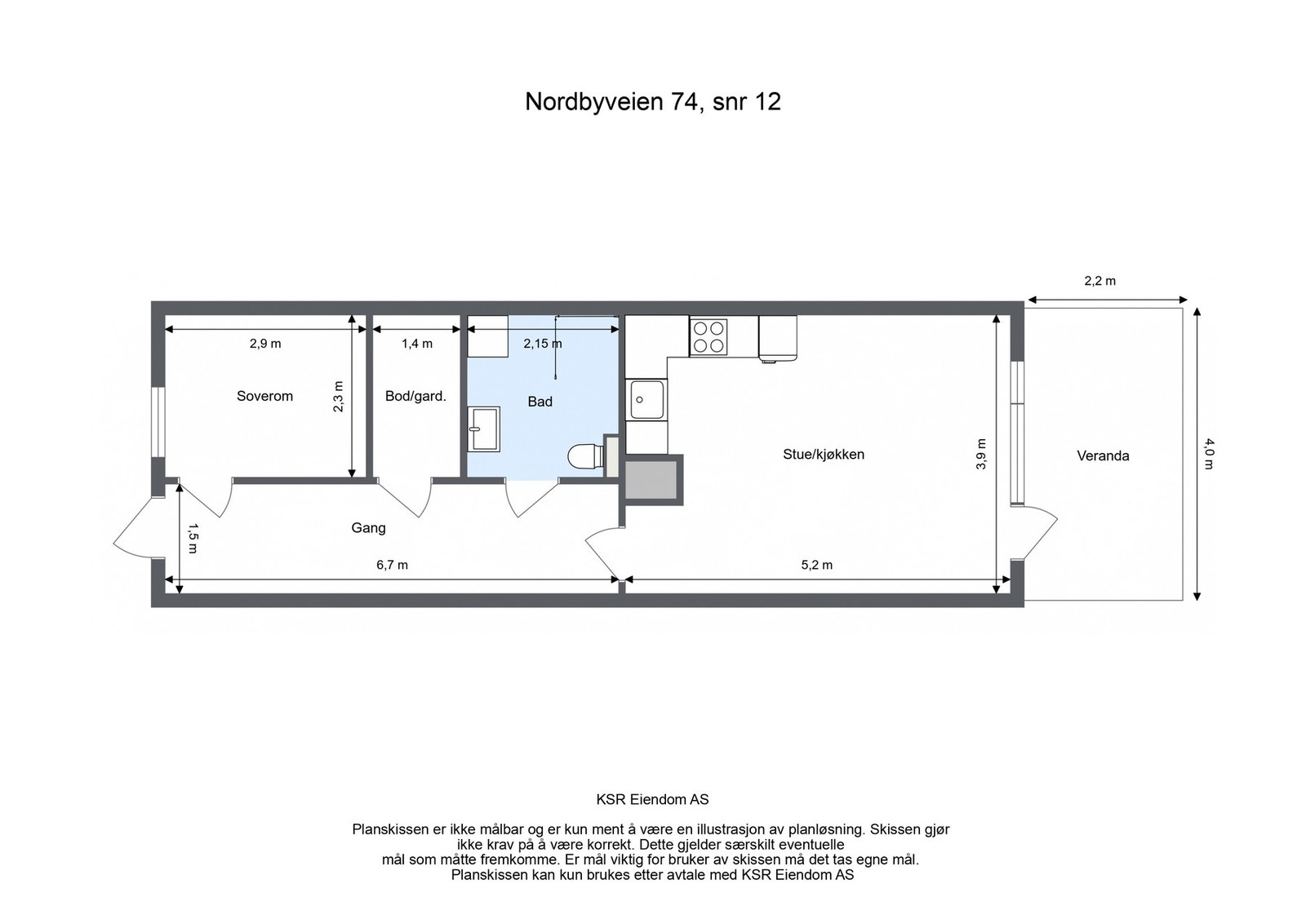 Plantegning Galleribilde