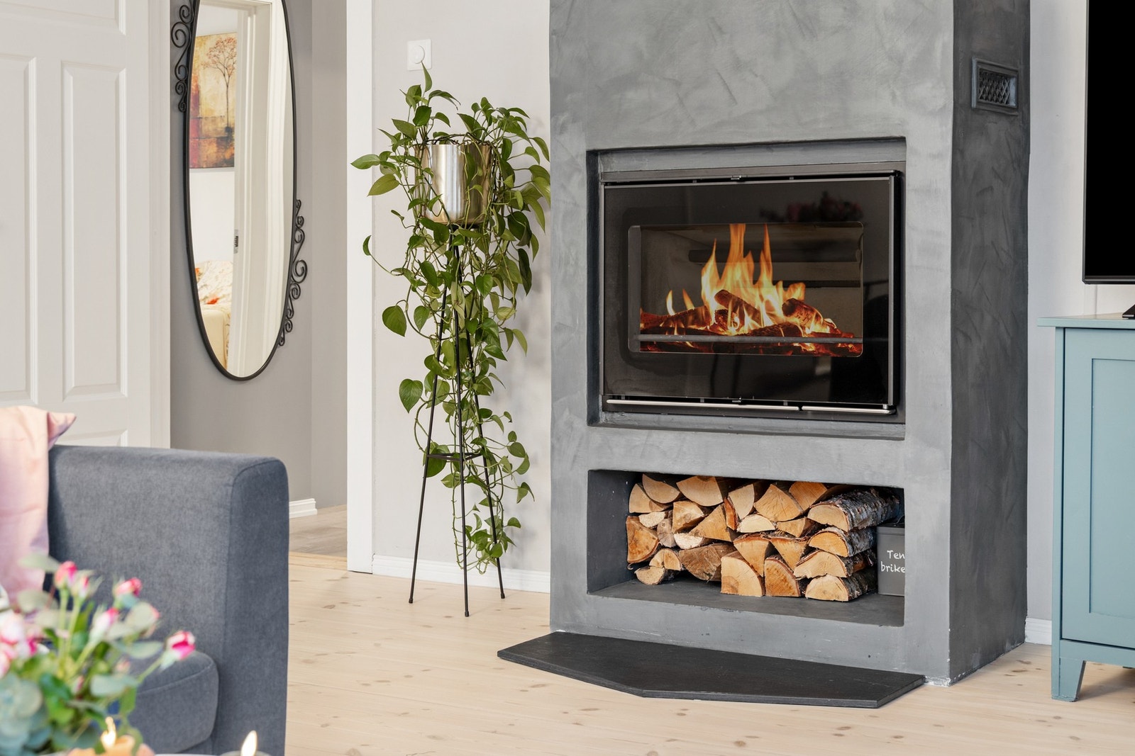 Stue, detalj Galleribilde