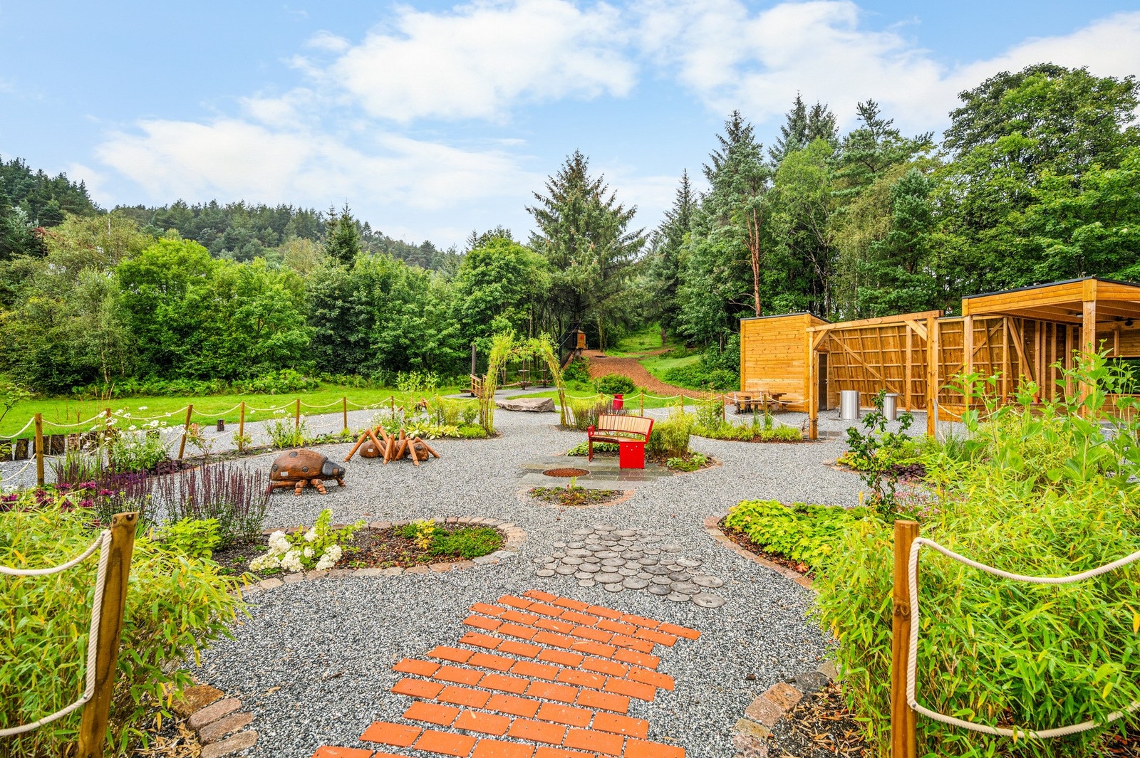 Klatrepark like i nærheten av boligen. Galleribilde