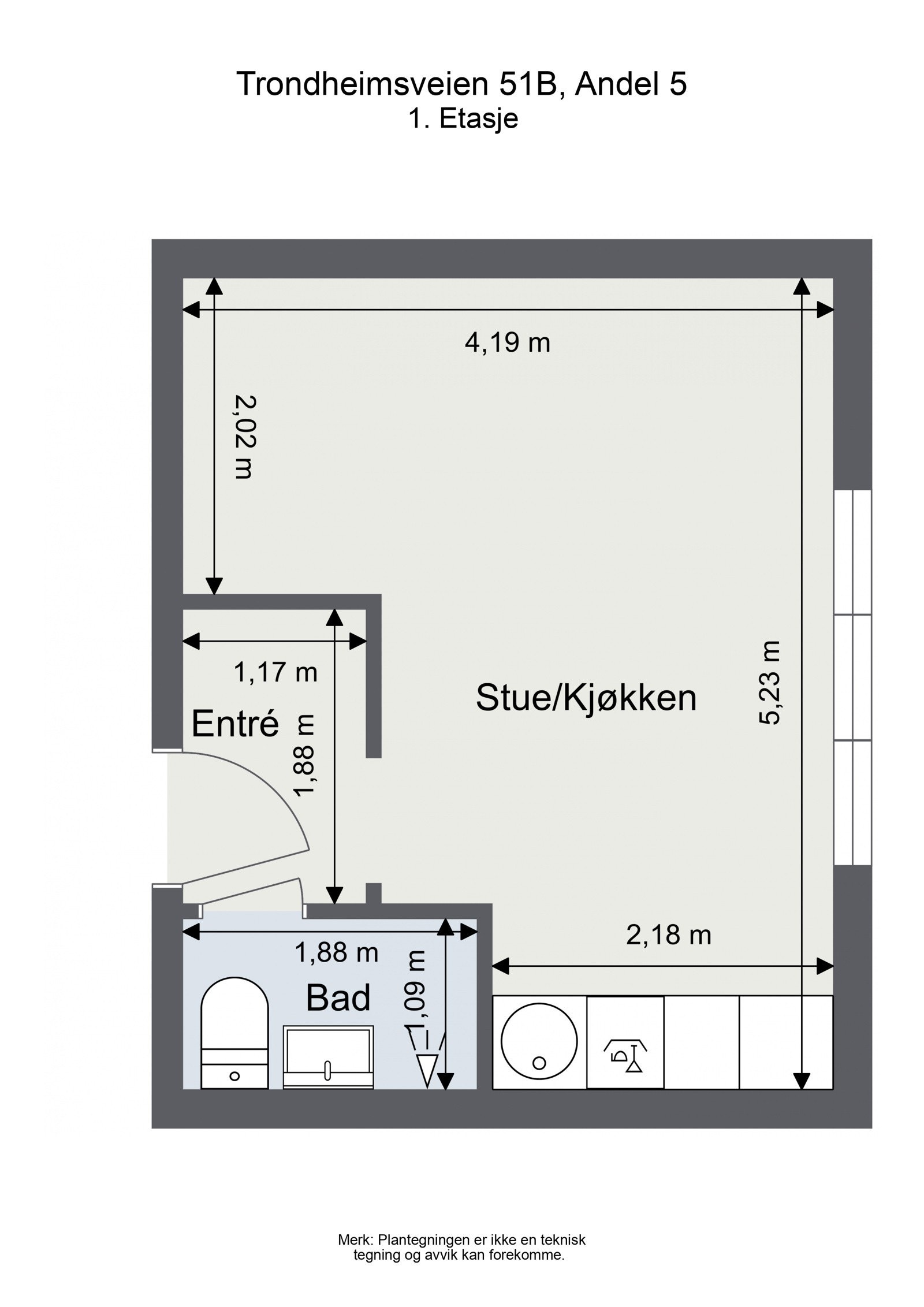 Plantegning Galleribilde