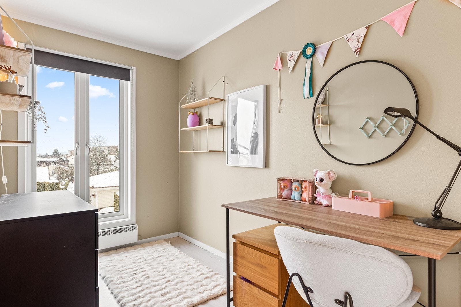 Det tredje soverommet egner seg godt som barnerom, gjesterom eller kontor. Galleribilde