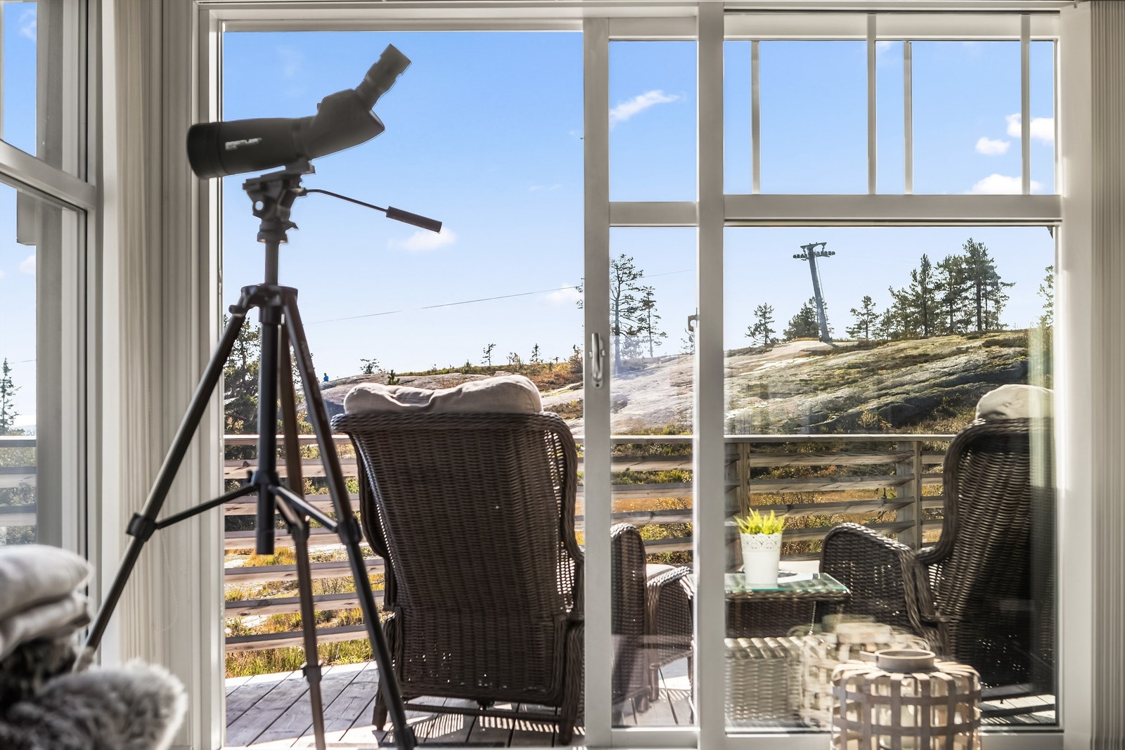 Ski in/ski out til flotte alpinløyper Galleribilde