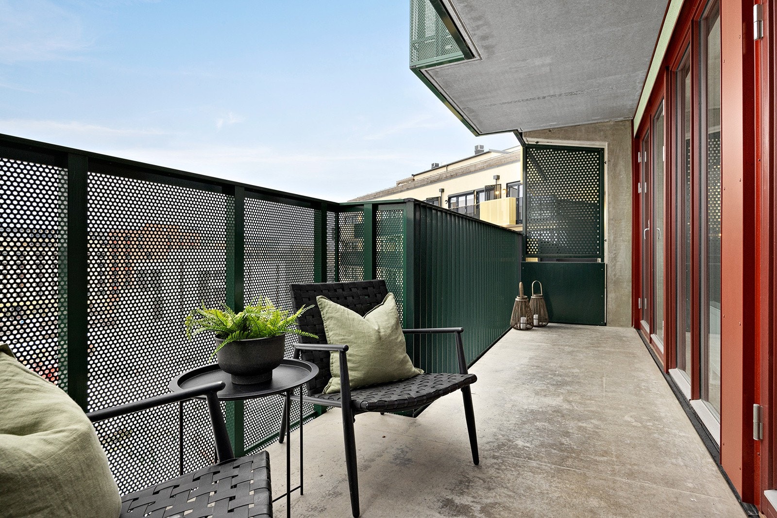 Balkongen har også adkomst fra soverom. Galleribilde