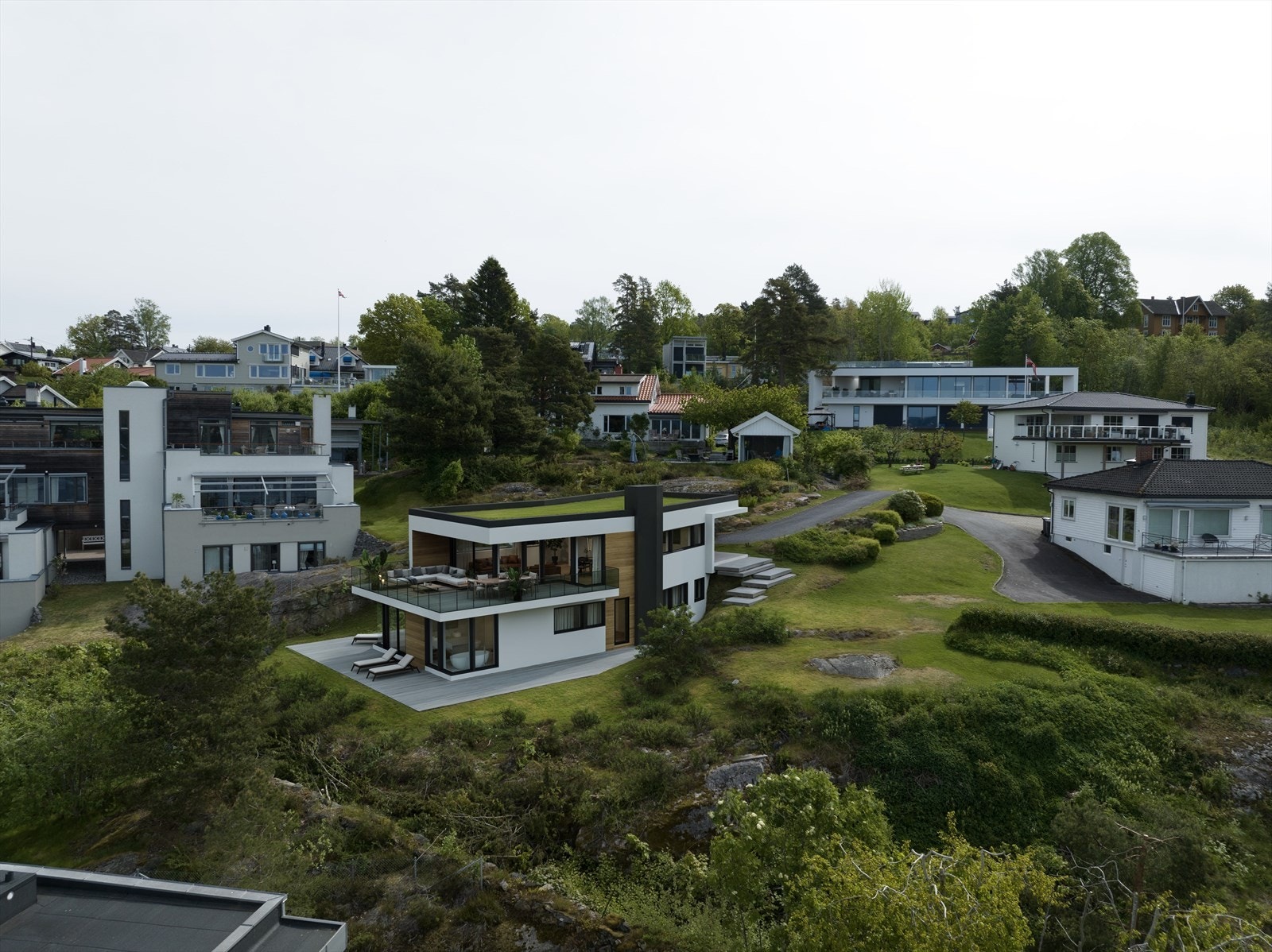 3D illustrasjon av rammegodkjent funkisbolig - Sjelden anledning i Drøbak med nydelig beliggenhet. Galleribilde