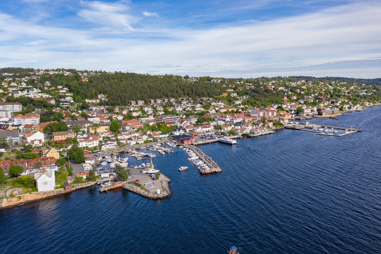 Drøbak sett fra fjorden Galleribilde