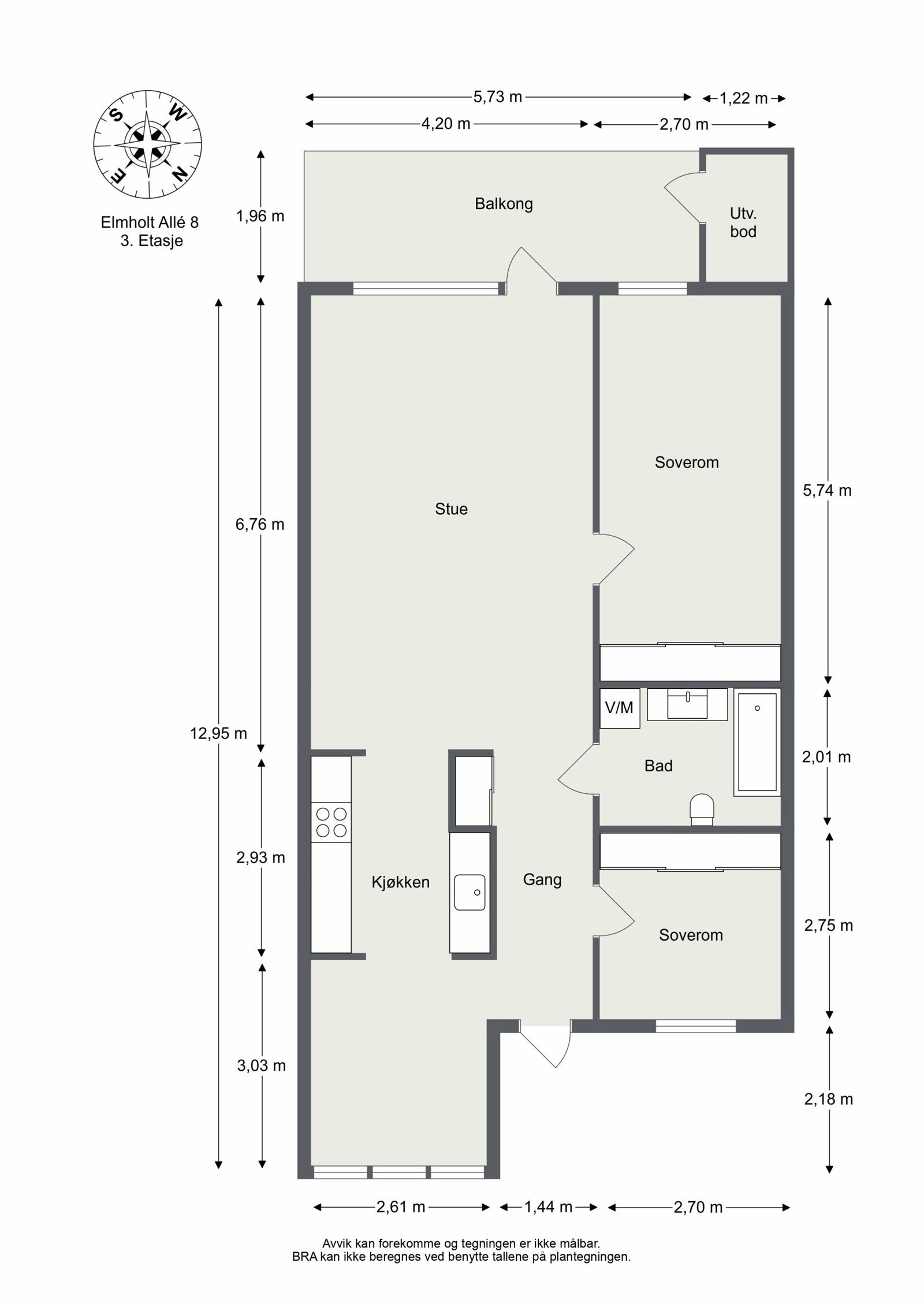 Plantegning Galleribilde