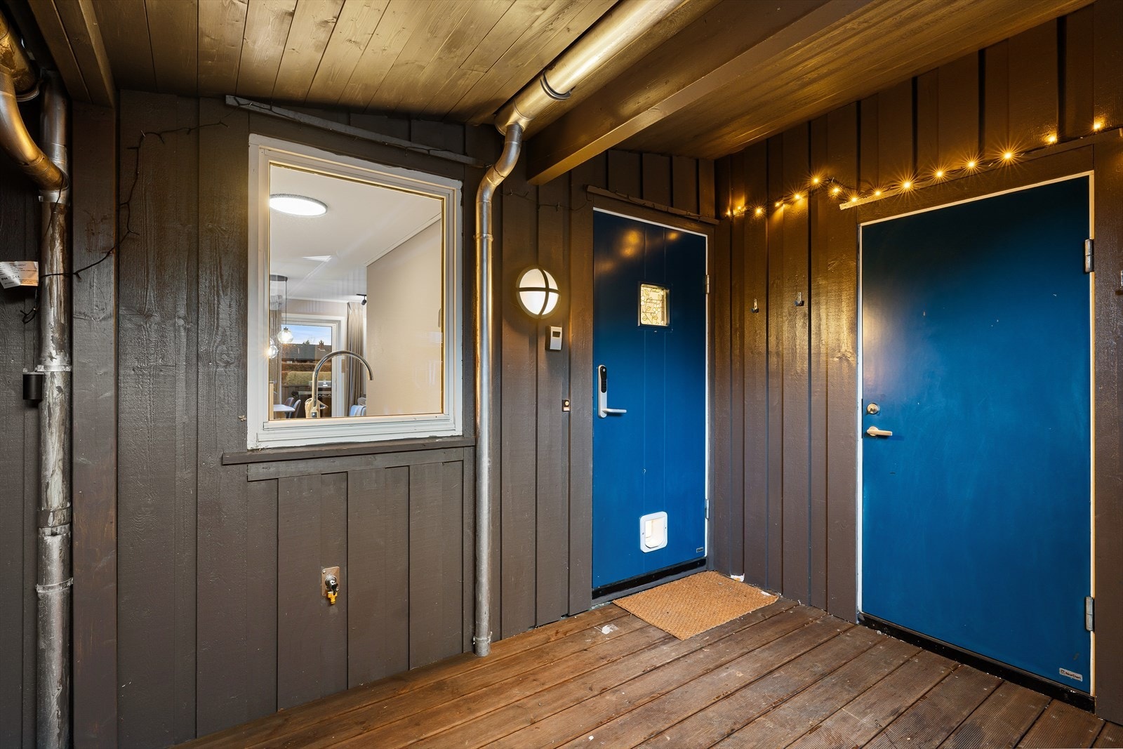 Overbygd inngangsparti Galleribilde