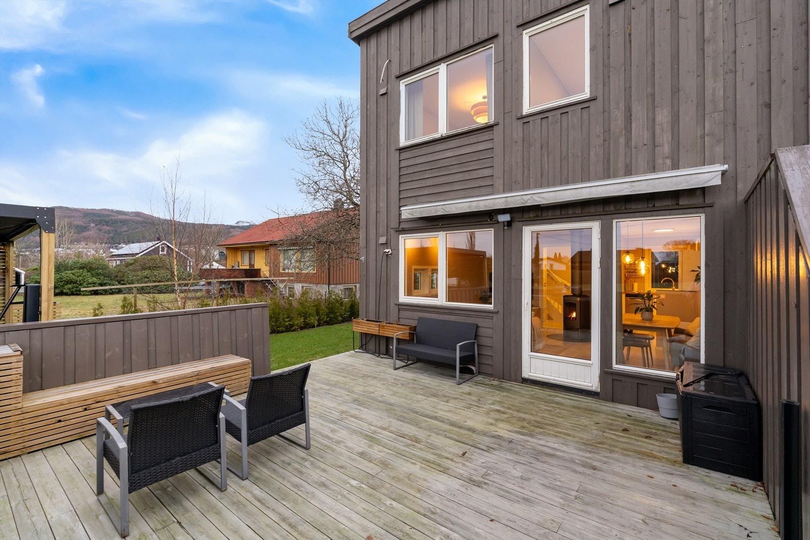 Kjekke uteplass og hage Galleribilde