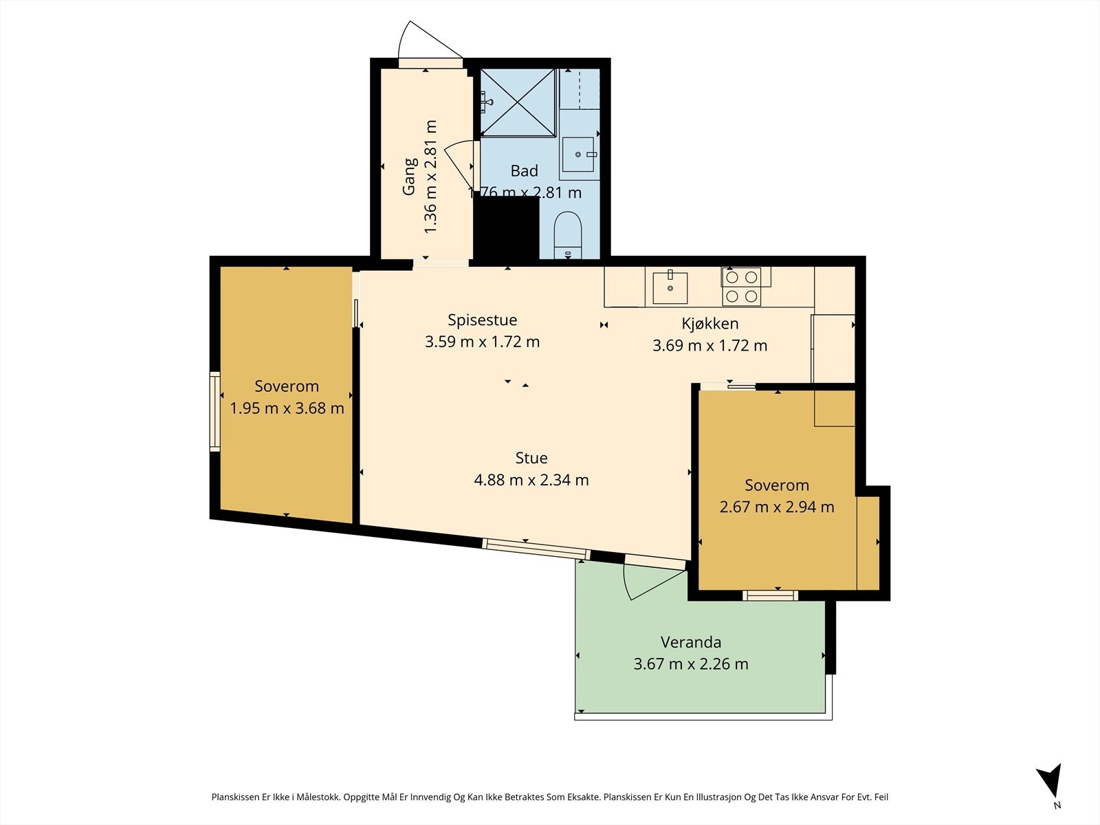 Plantegning Galleribilde