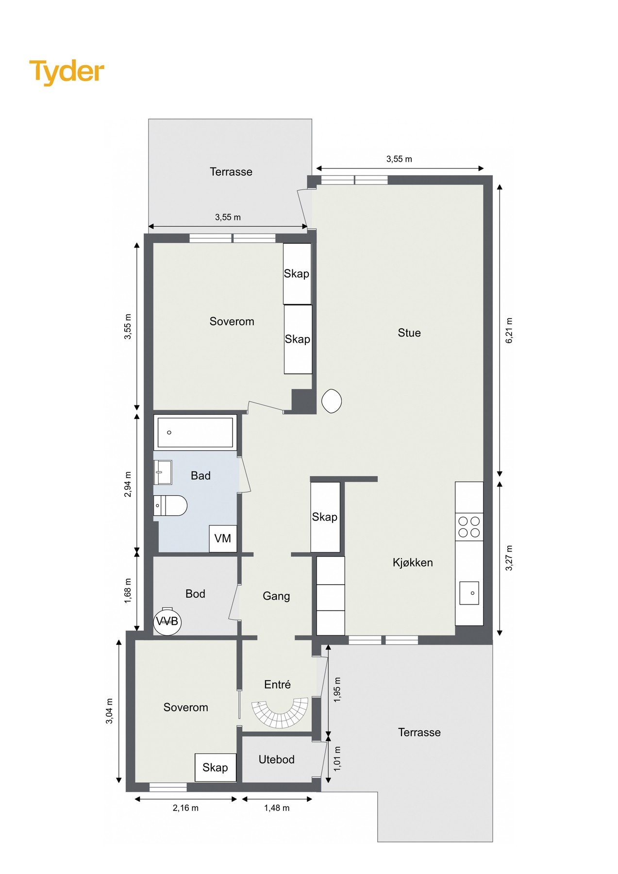 Plantegning. Galleribilde