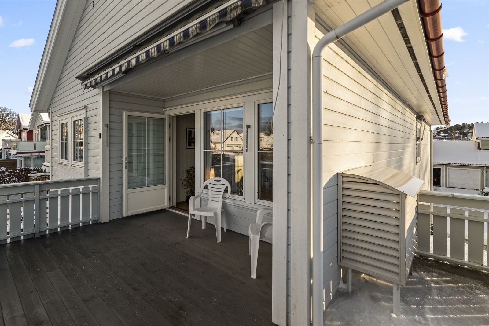 Veranda og varmepumpe Galleribilde