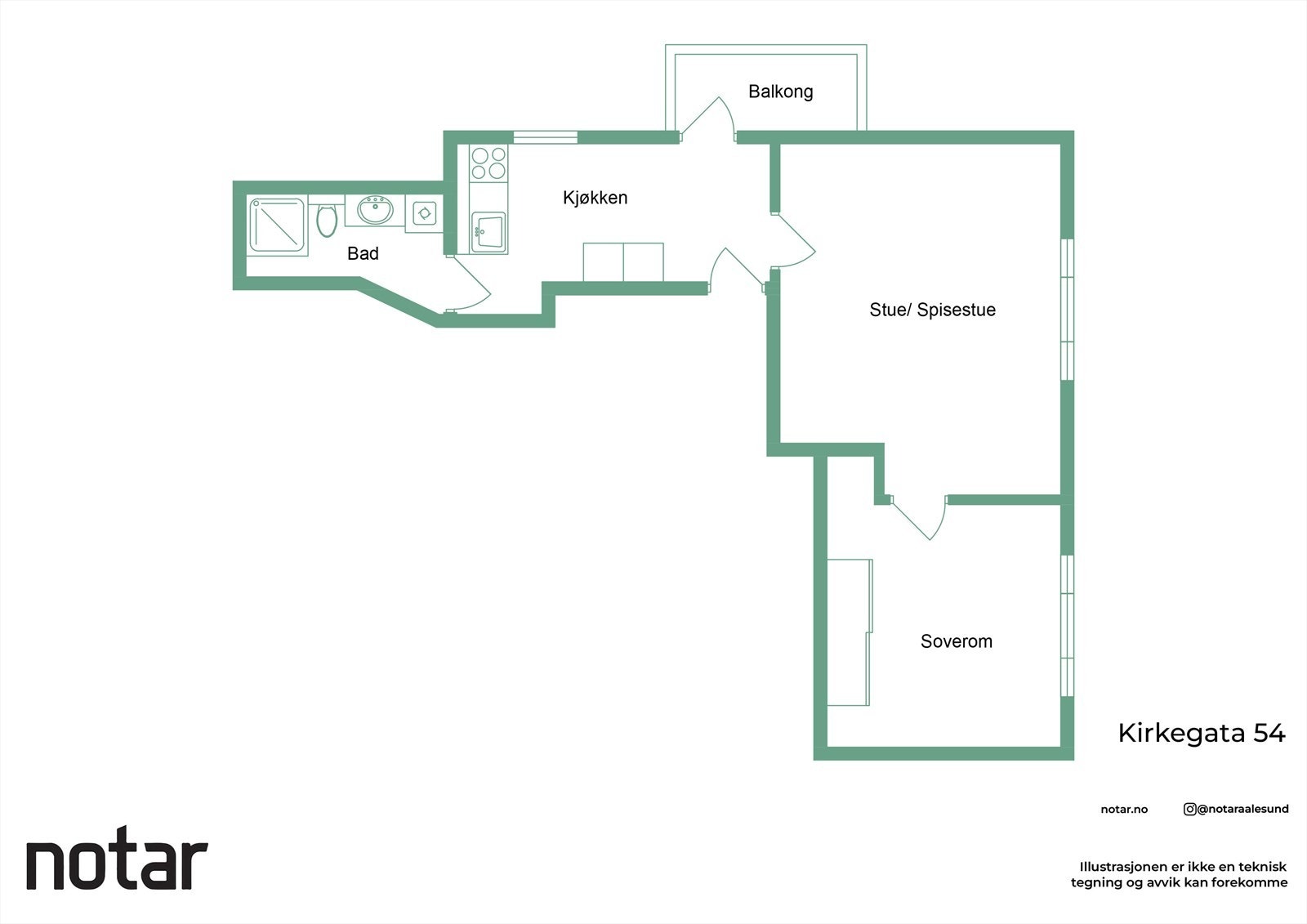 Plantegning Galleribilde