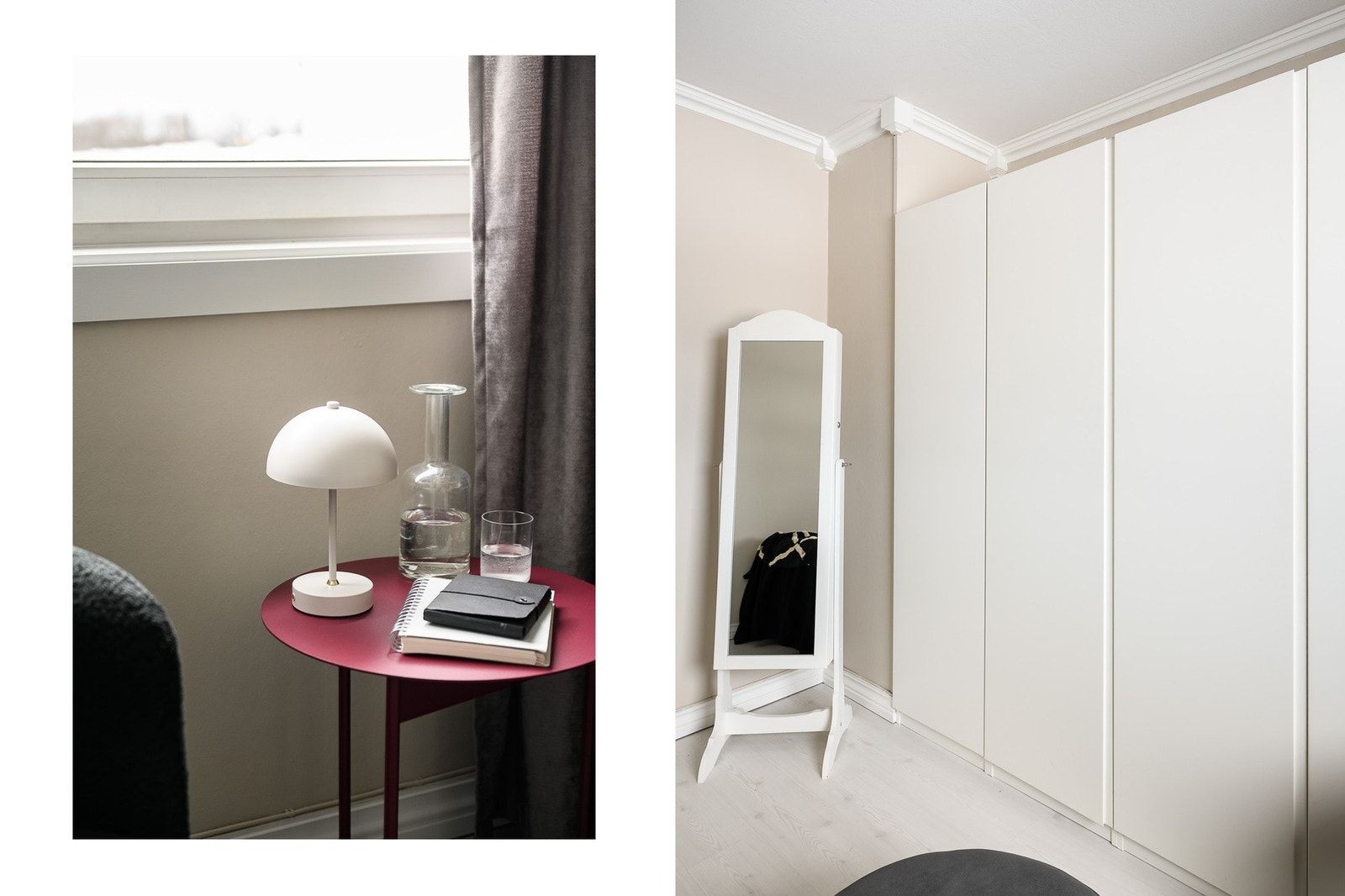 Garderobeskap gir god oppbevaringskapasitet og bidrar til et ryddig uttrykk. Galleribilde