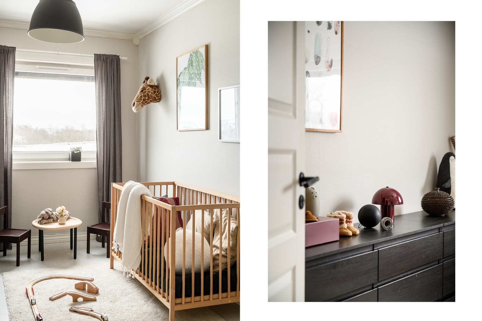 Størrelsen gjør det egnet både til soverom og arbeidsrom. Galleribilde