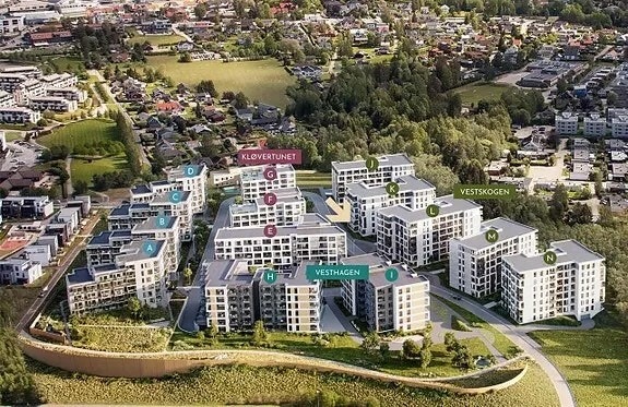 Velkommen til JESSHEIM – Vestbyen.
Helt ny 2-roms leilighet. Inkl hvitevarer. Overbygd balkong. Galleribilde