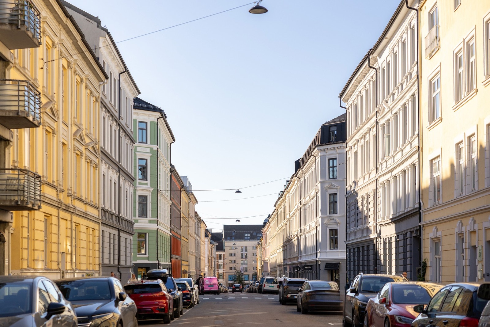 Her bor du skjermet og rolig i en sidegate, samtidig som man er tett på byens mange tilbud. Galleribilde