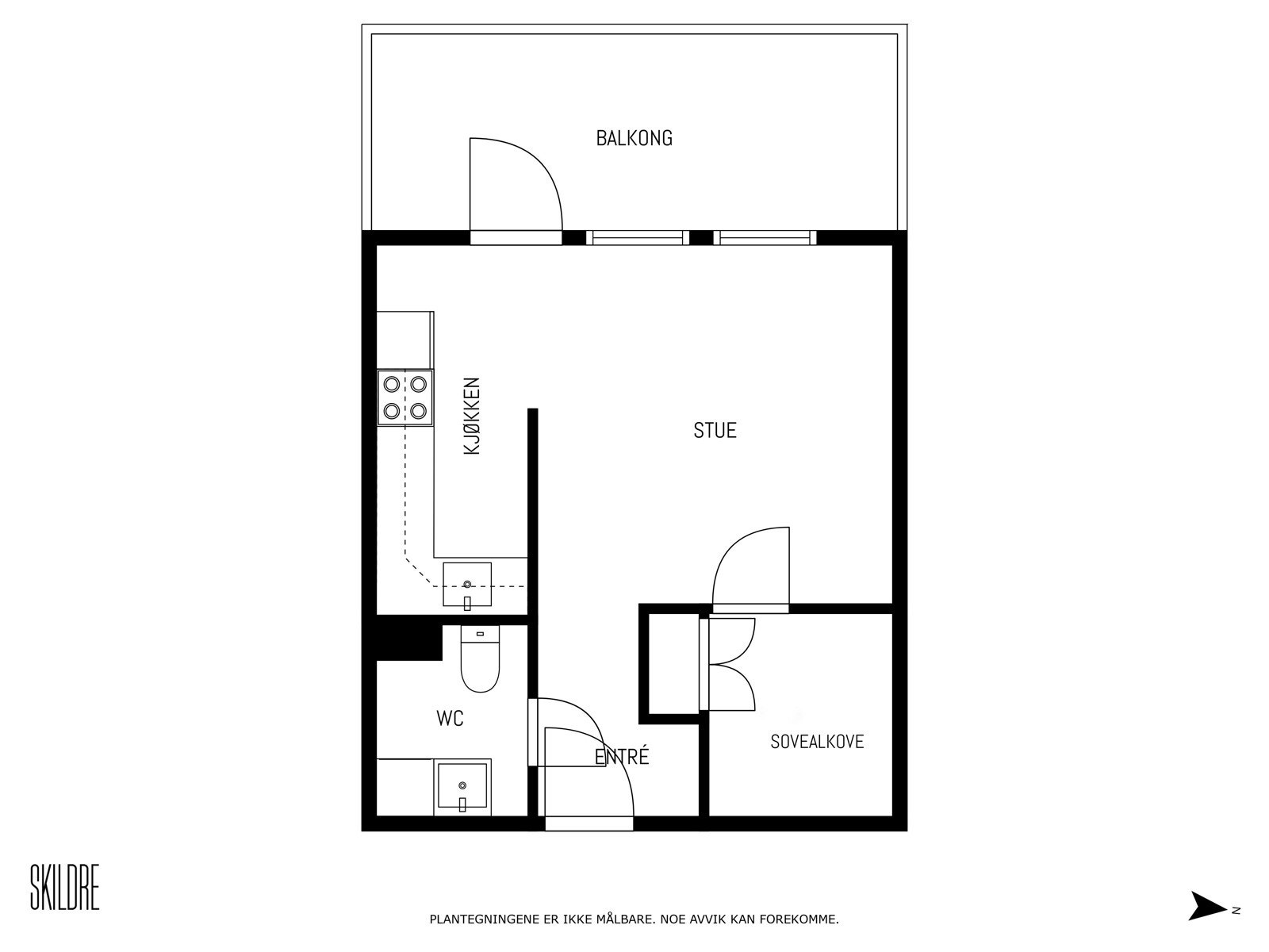 Plantegning Galleribilde