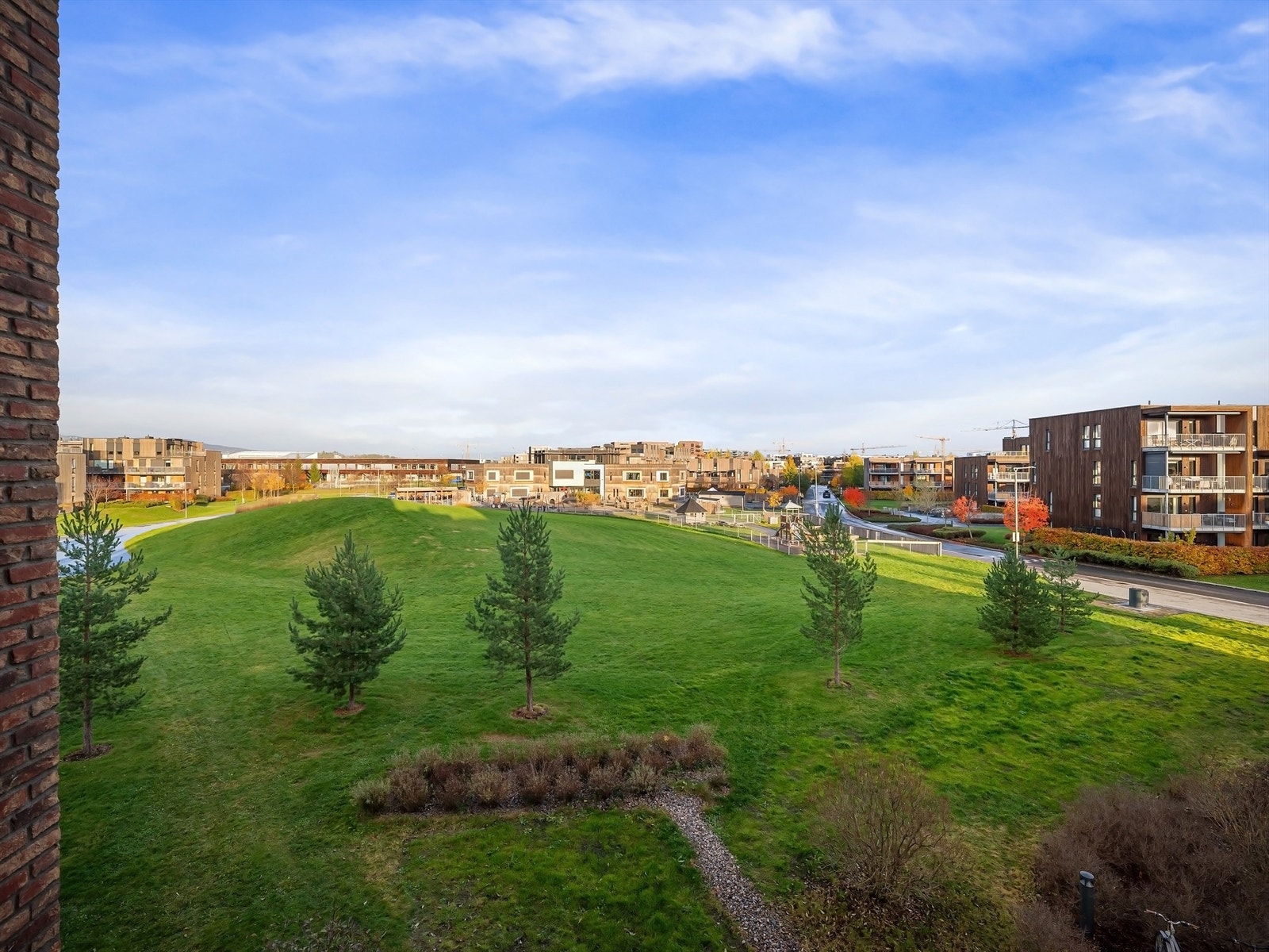 Utsikt fra soverommet - grønt og åpent Galleribilde