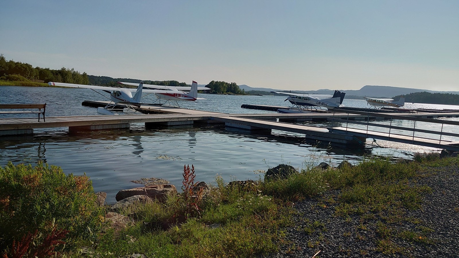 Sjøflyhavn på Lilleøya Galleribilde