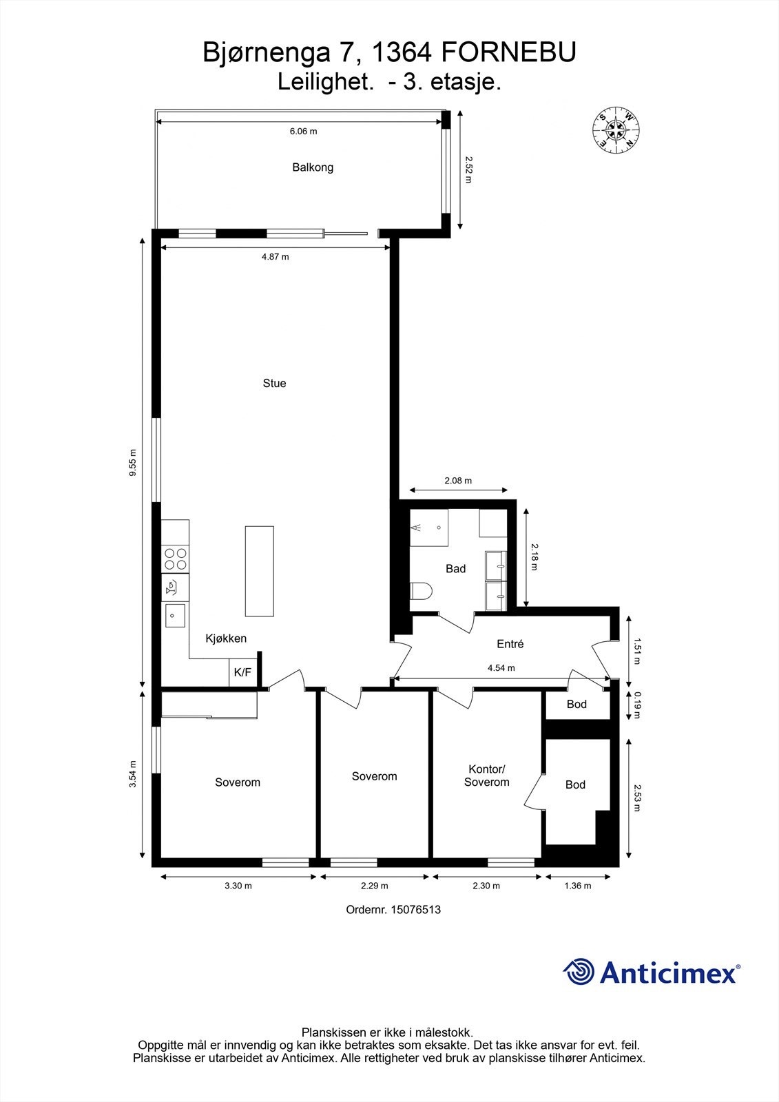 Plantegning Galleribilde