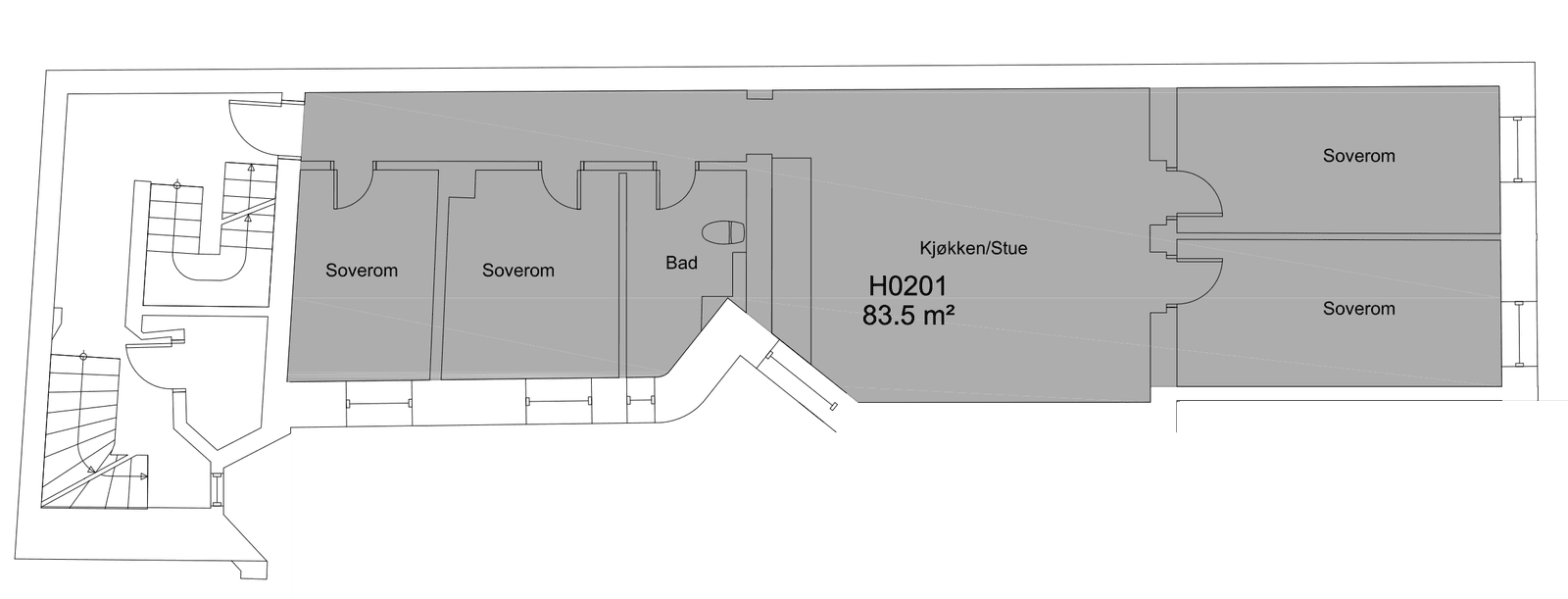 Plantegning Galleribilde