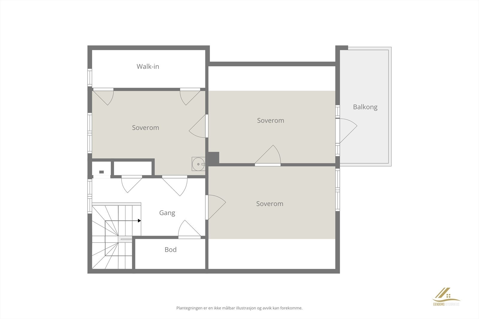 Planskisse - 2 etasje. Galleribilde