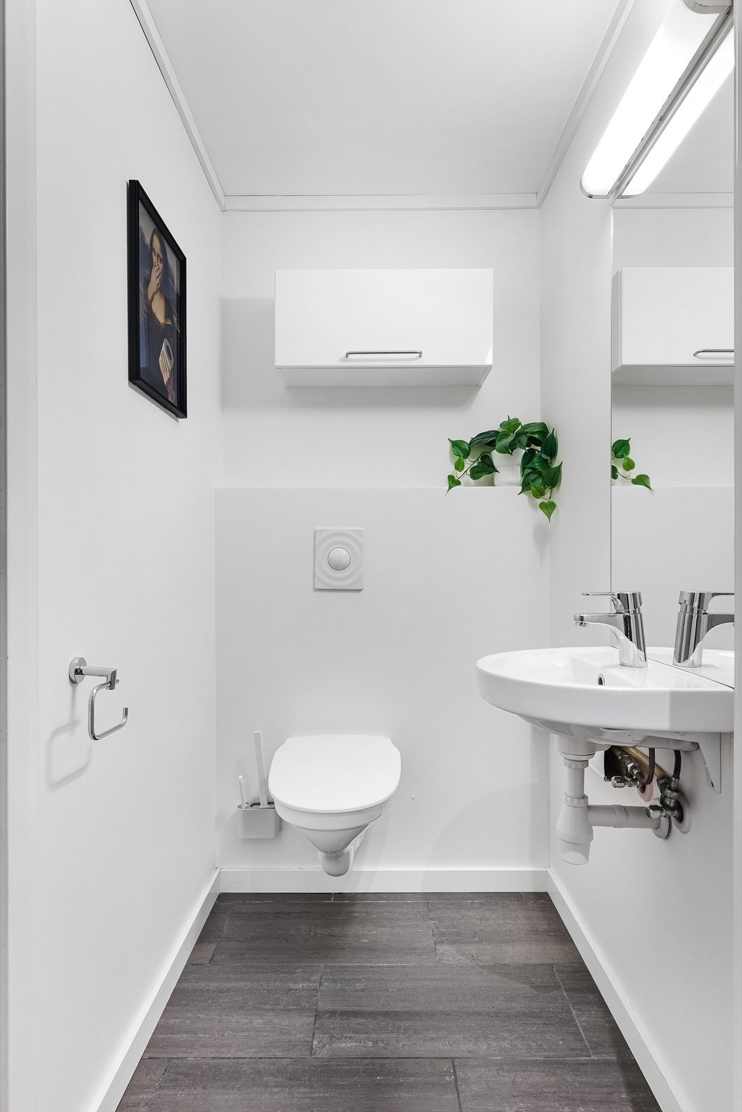 Wc i underetasjen, ikke godkjent. Galleribilde