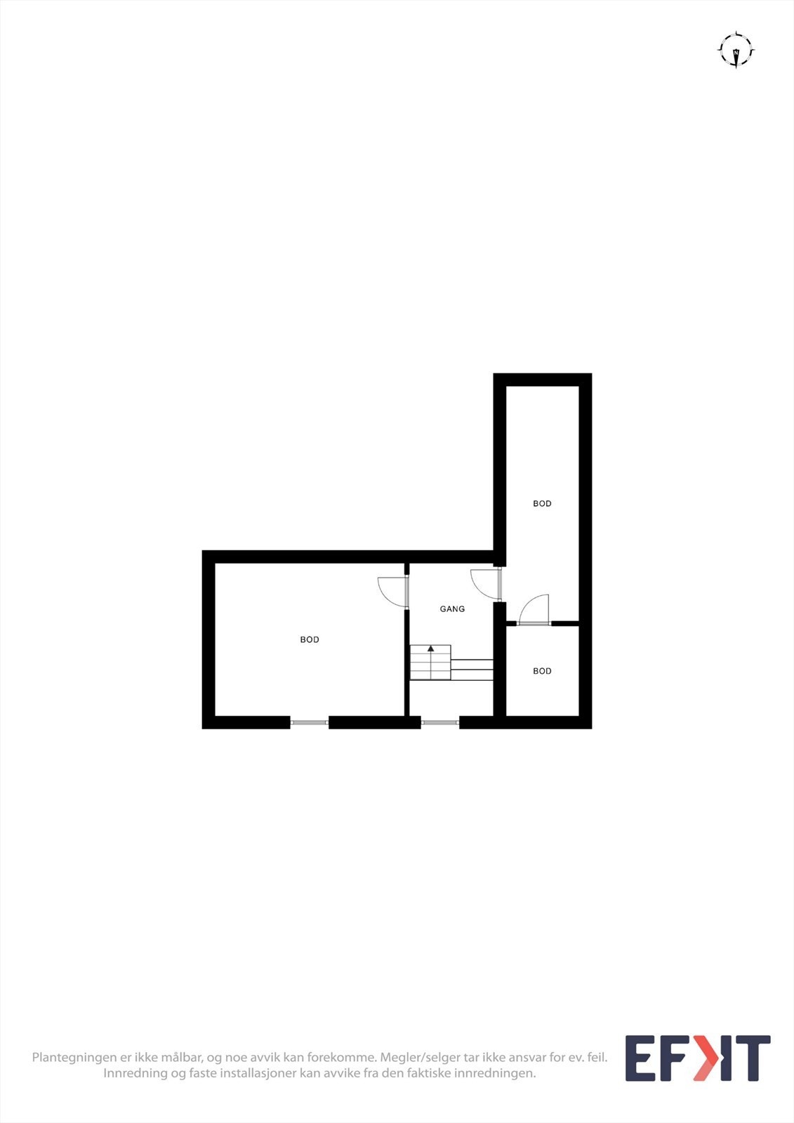 Plantegning kjeller Galleribilde