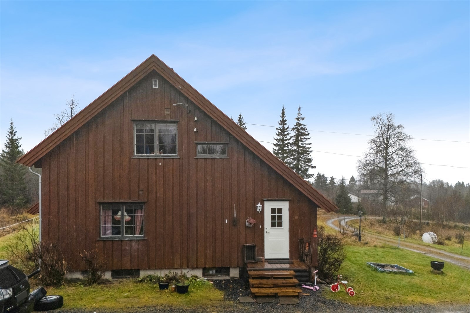 Fasade bolighus sett fra nord Galleribilde