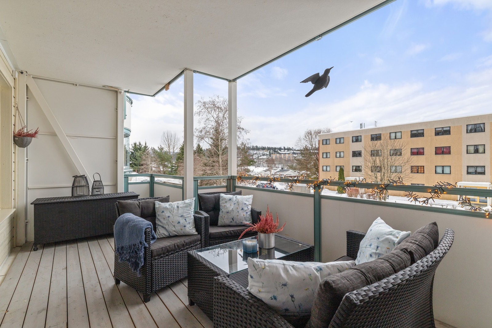 Med god plass til flere soner med sittegrupper. Galleribilde