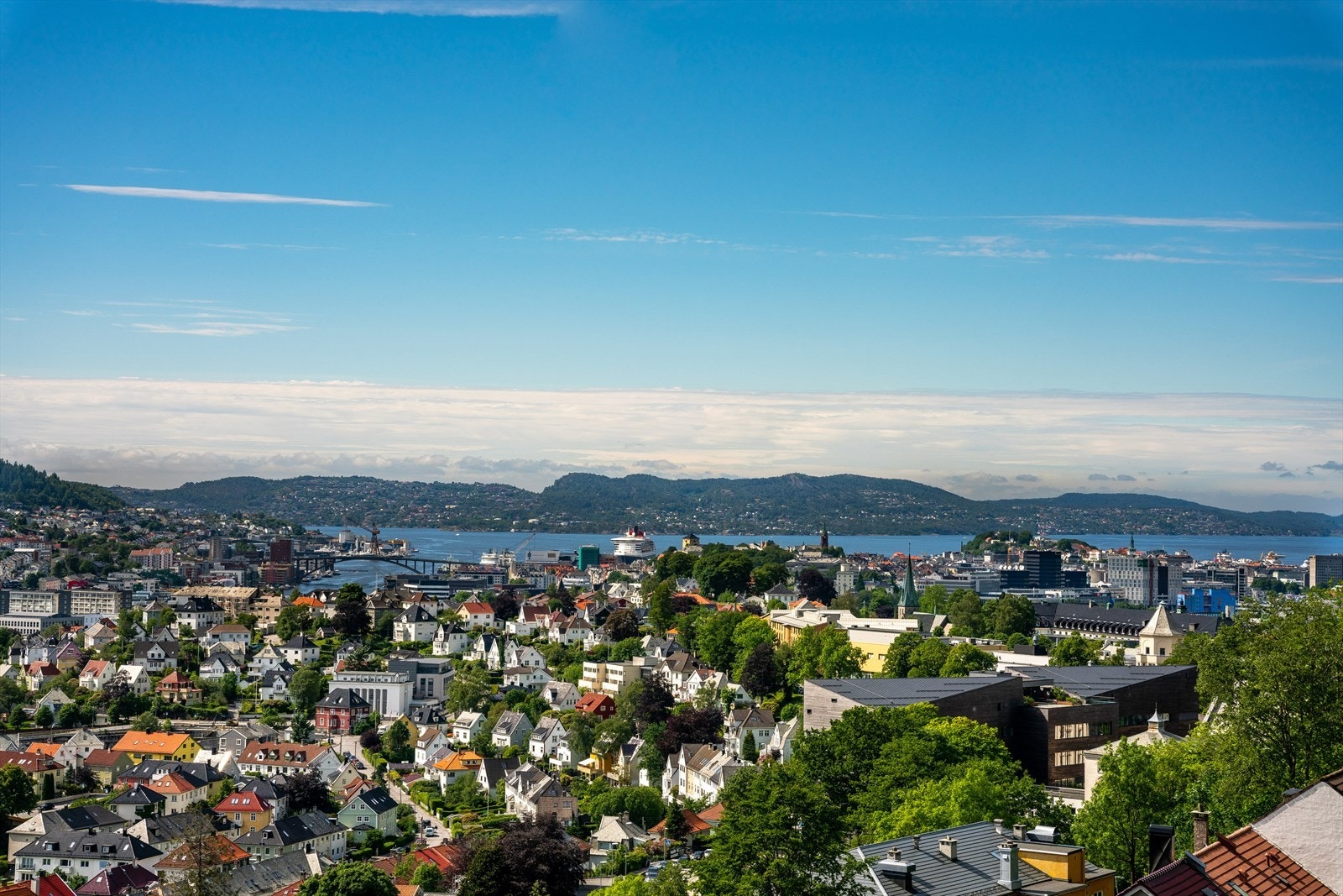 - Solen nytes helt til den går ned bak Askøy - Galleribilde