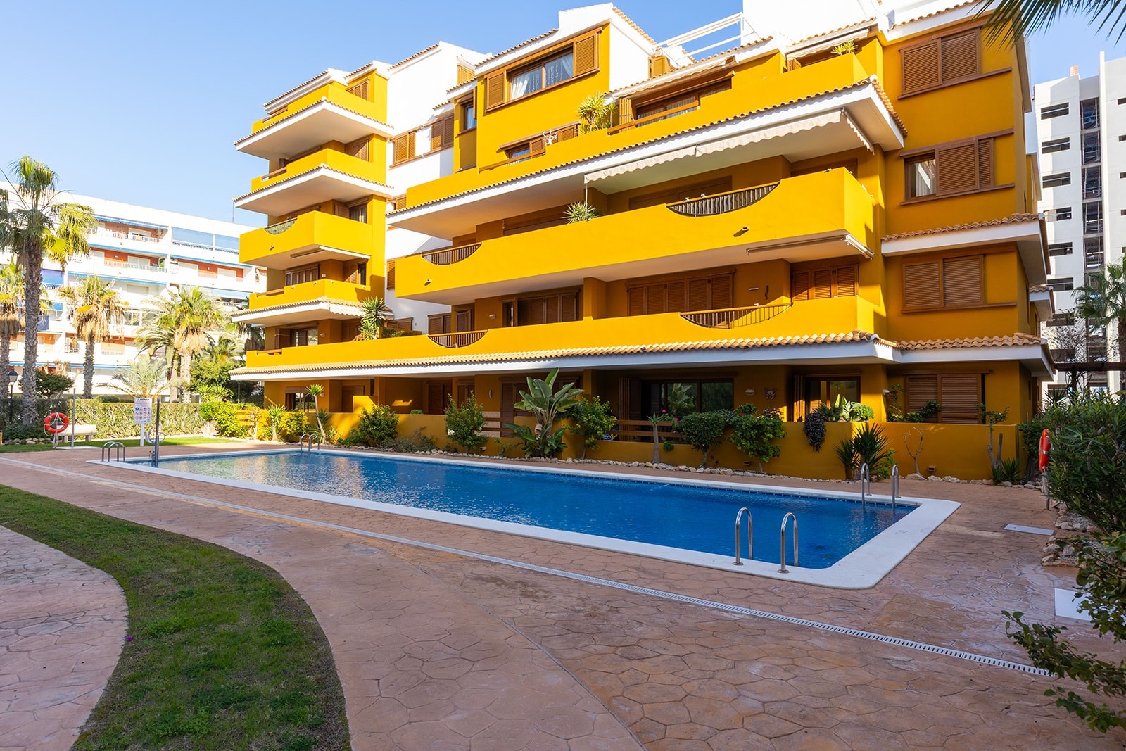 Dette bassenget er oppvarmet om vinteren. Galleribilde