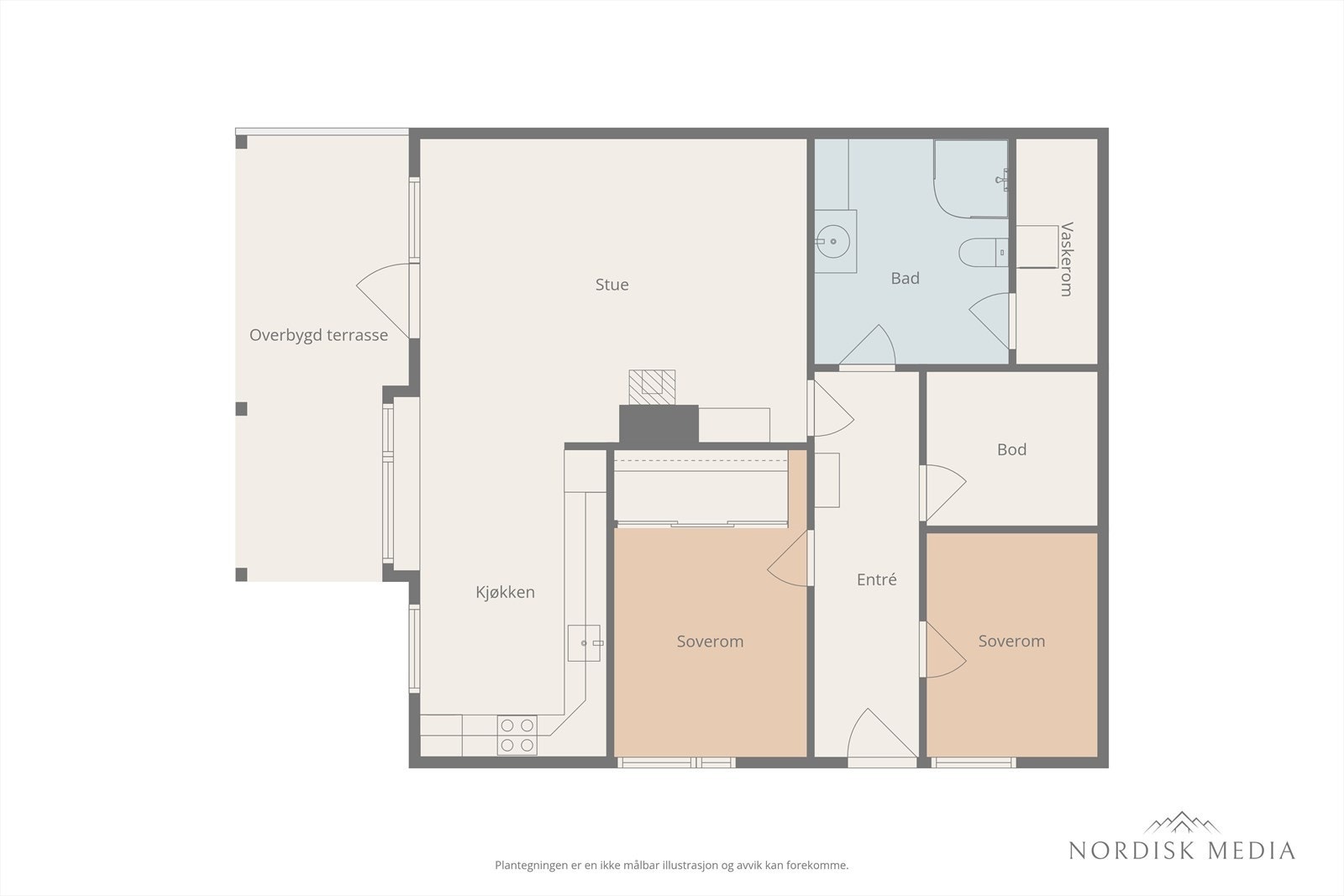 Plantegning Galleribilde