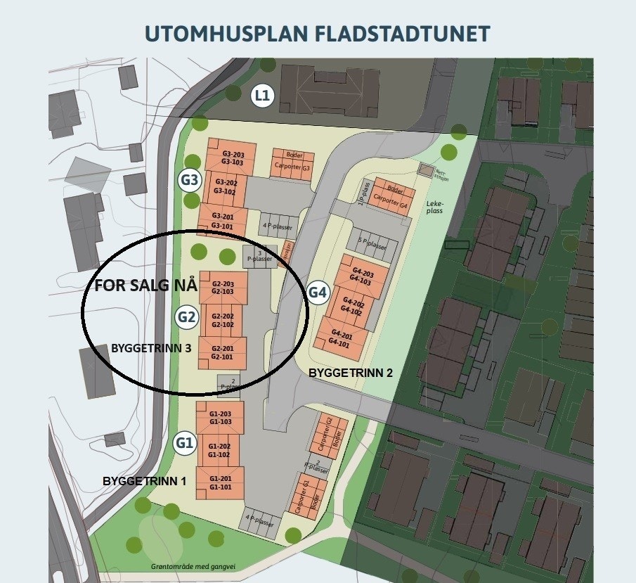 Utomhusplan Fladstadtunet Galleribilde