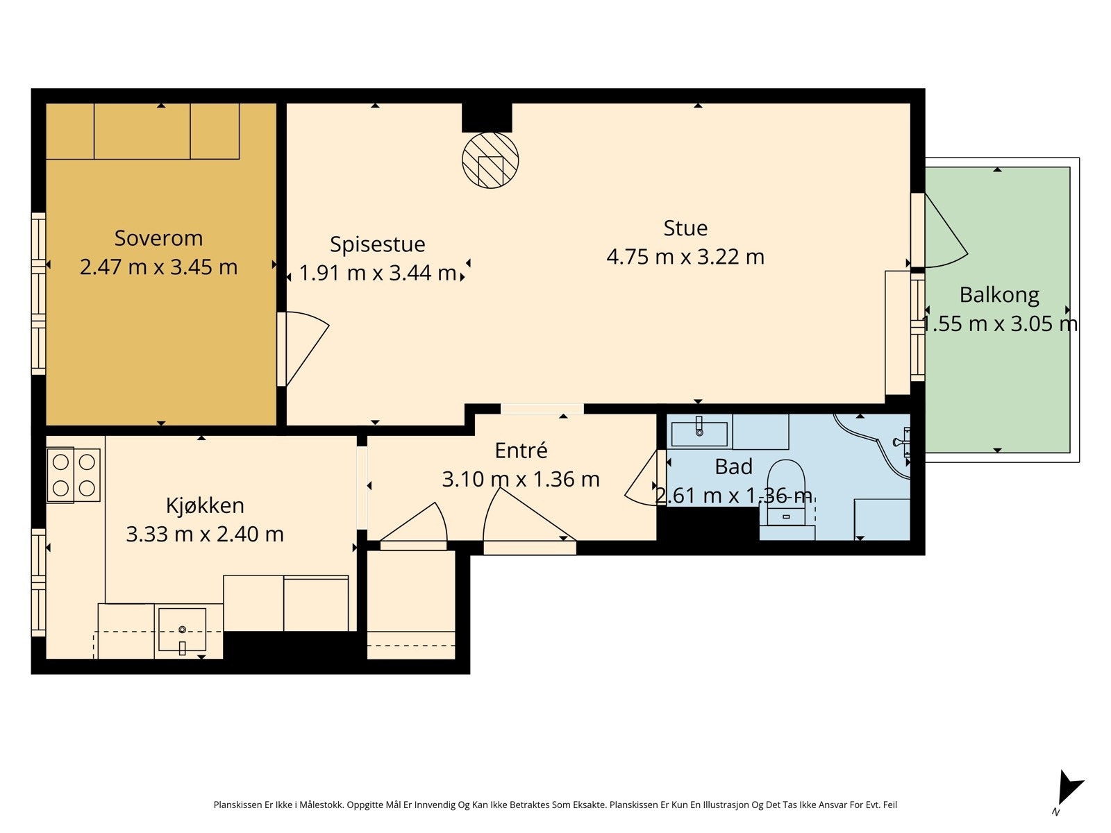 Plantegning. Galleribilde