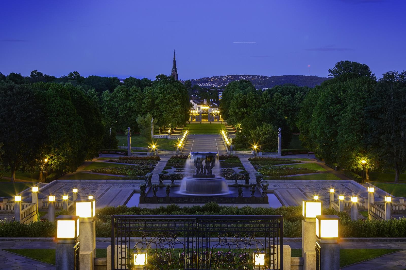 Flotte Vigelandsparken rett i nabolaget. Galleribilde