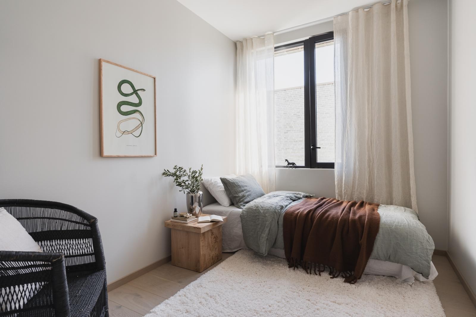 Leiligheten inneholder hele tre soverom. Galleribilde