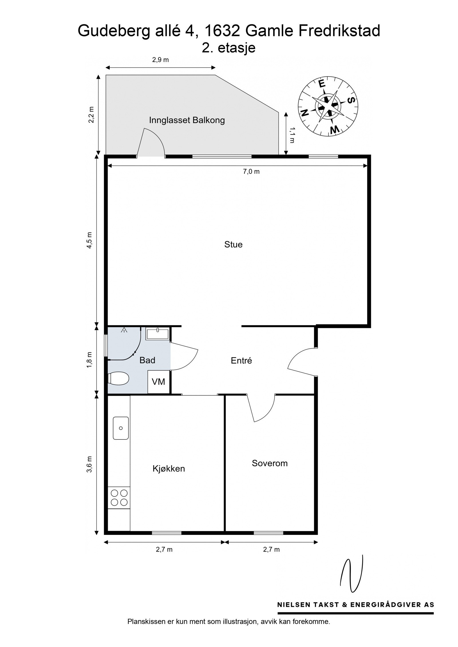 Plantegning Galleribilde