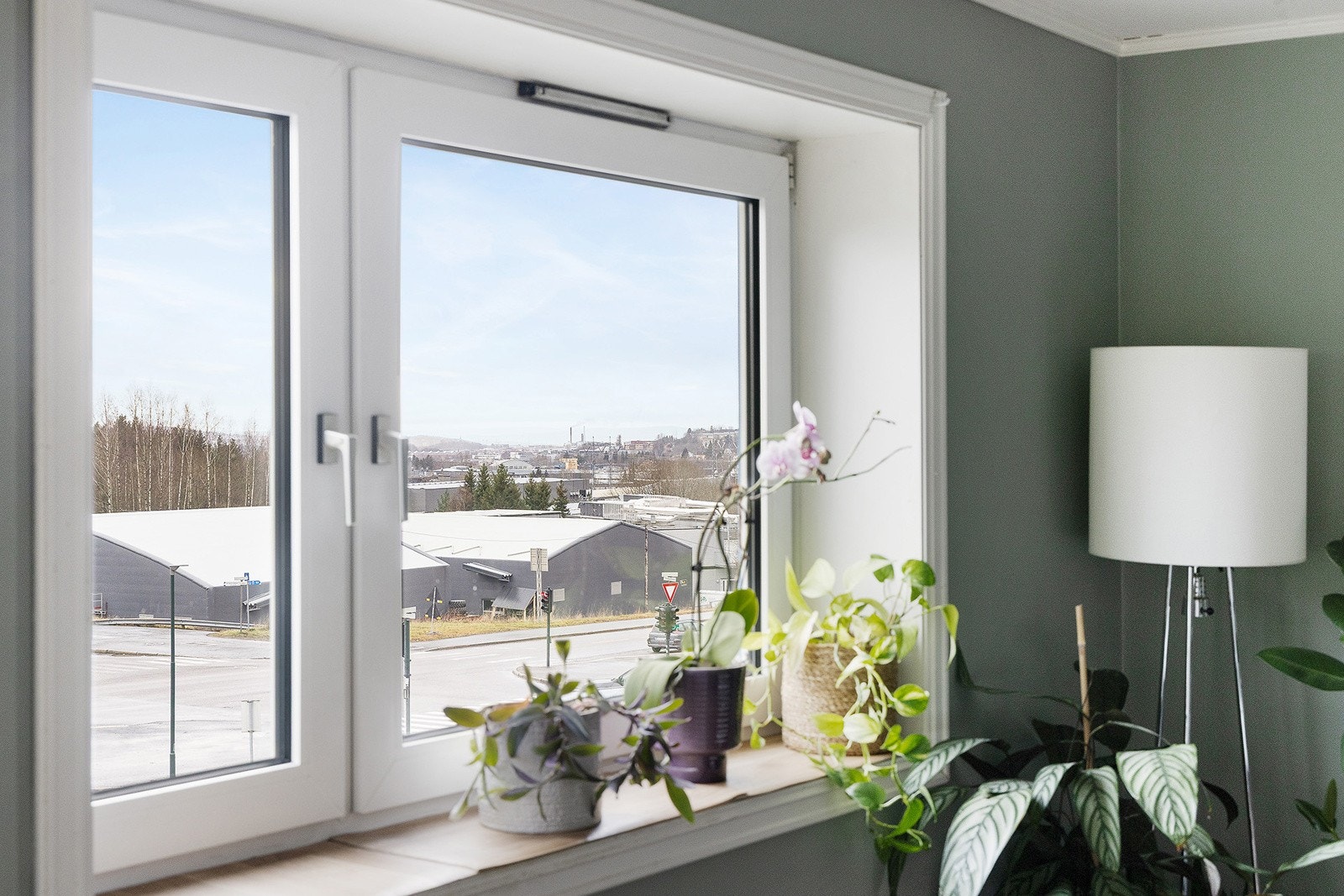 Pen utsikt fra spisestuen. Galleribilde