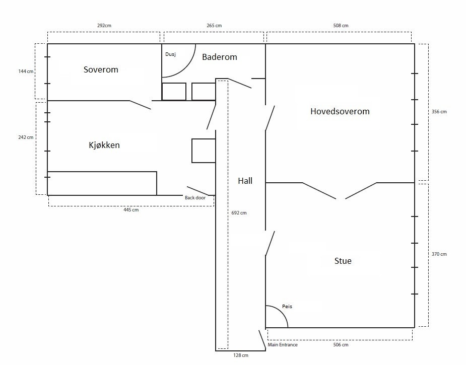 Plantegning. Avvik kan forekomme Galleribilde