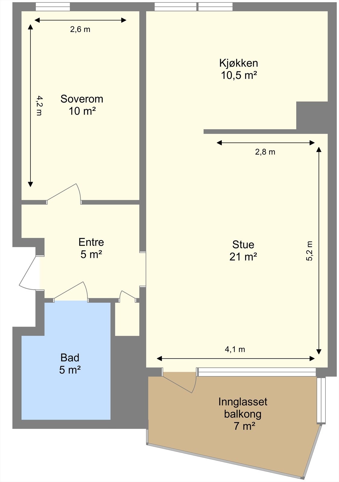 Planskisse - 3.etasje Galleribilde